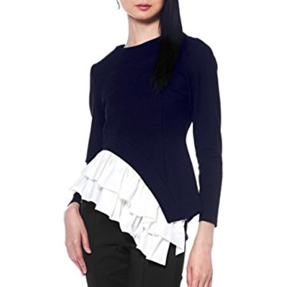 Unique Side Ruffle Sweater - Picture 6 of 6